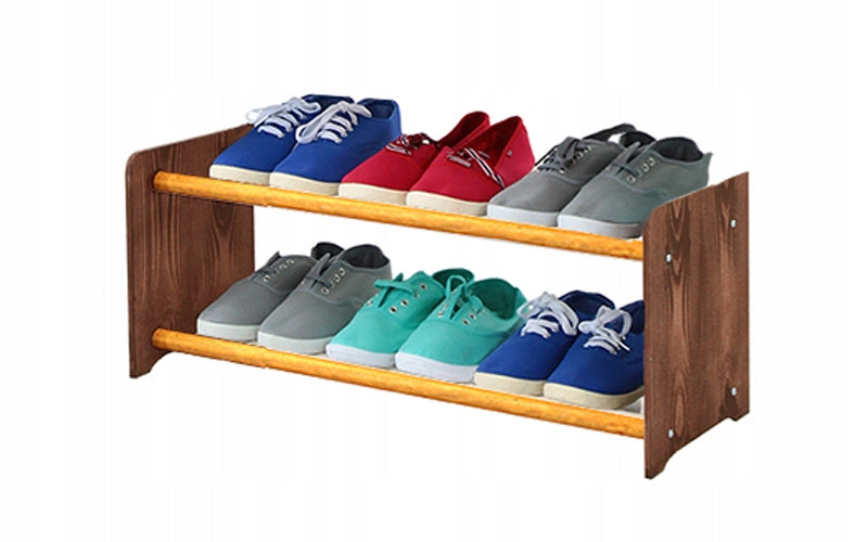Schuhregal RBS265, dunkelbraun/braun 