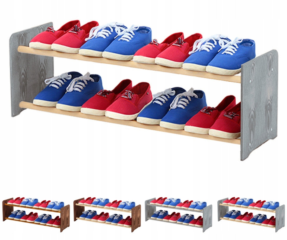 Schuhregal RBS290, grau/weiß 