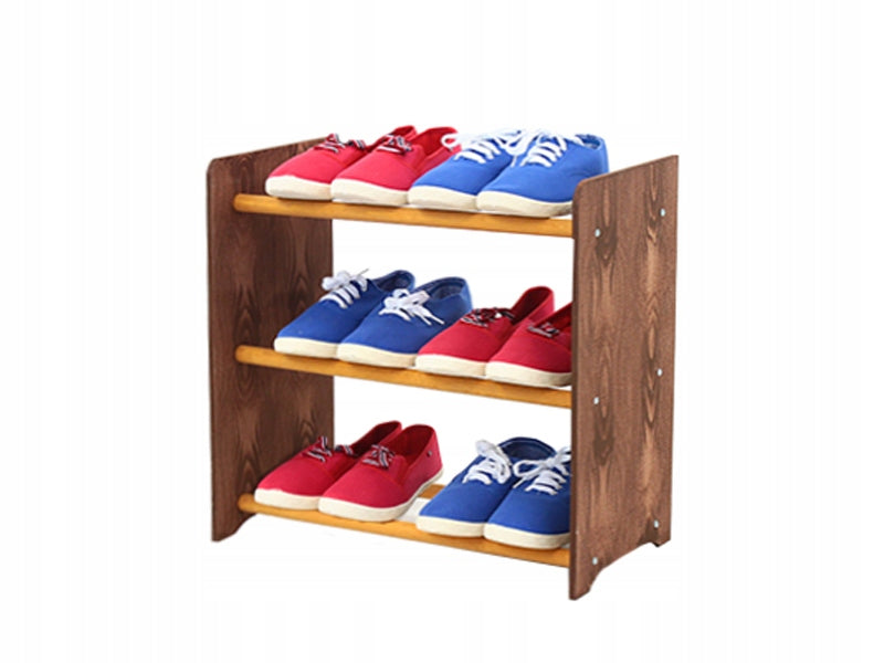 Schuhregal RBS345, dunkelbraun/braun 