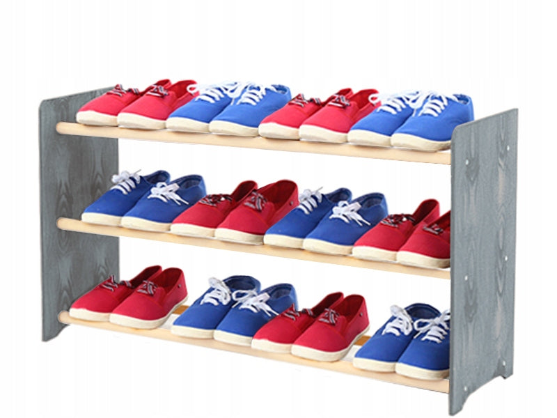 Schuhregal RBS390, grau/weiß 