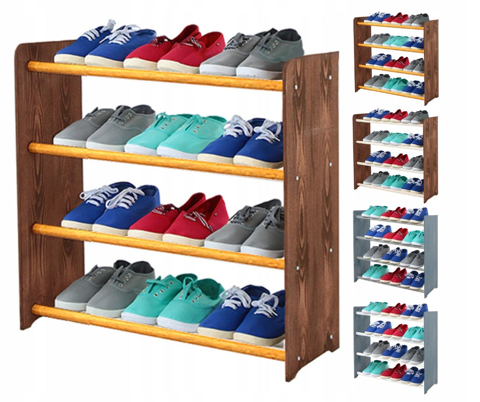Schuhregal RBS465, dunkelbraun/braun 