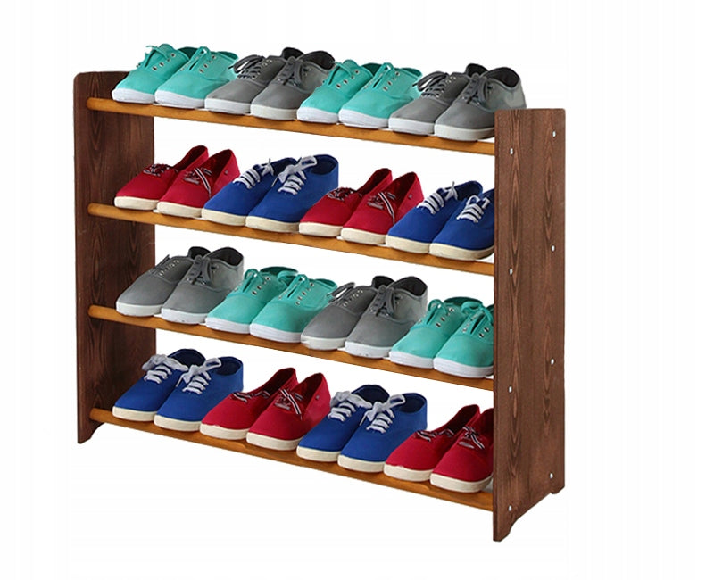 Schuhregal RBS490, dunkelbraun/braun 