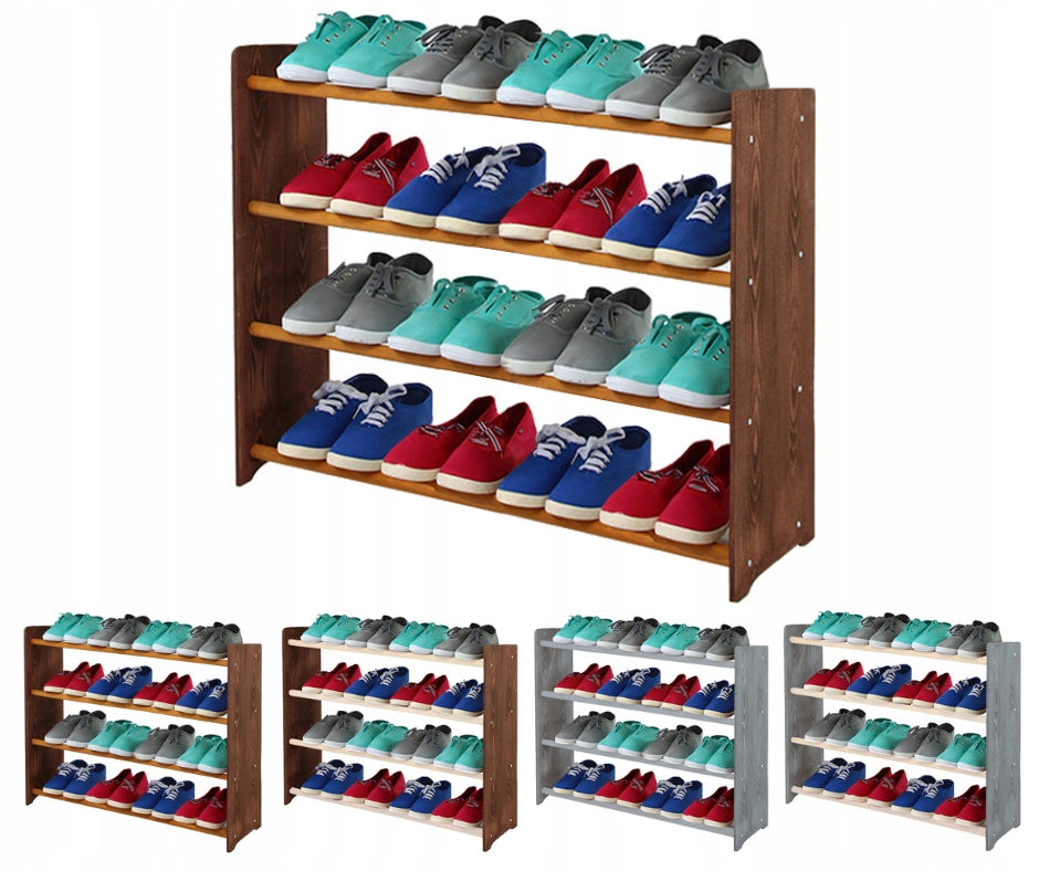 Schuhregal RBS490, dunkelbraun/braun 