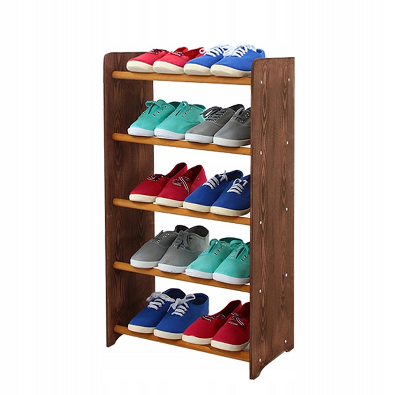 Schuhregal RBS545, dunkelbraun/braun 
