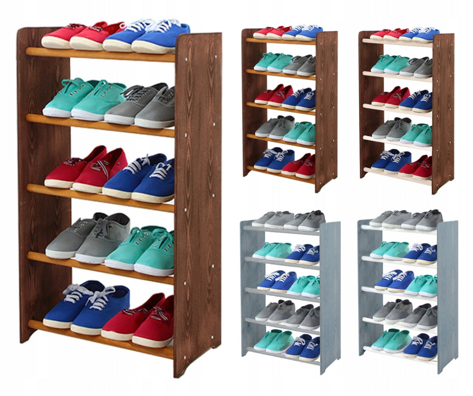 Schuhregal RBS545, dunkelbraun/braun 