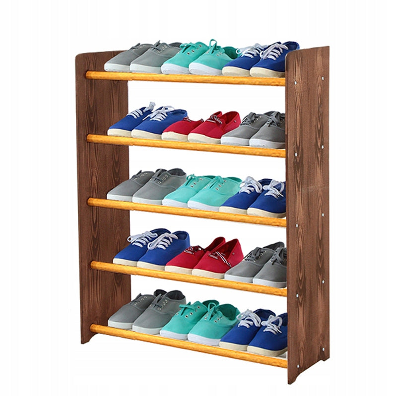 Schuhregal RBS565, dunkelbraun/braun 