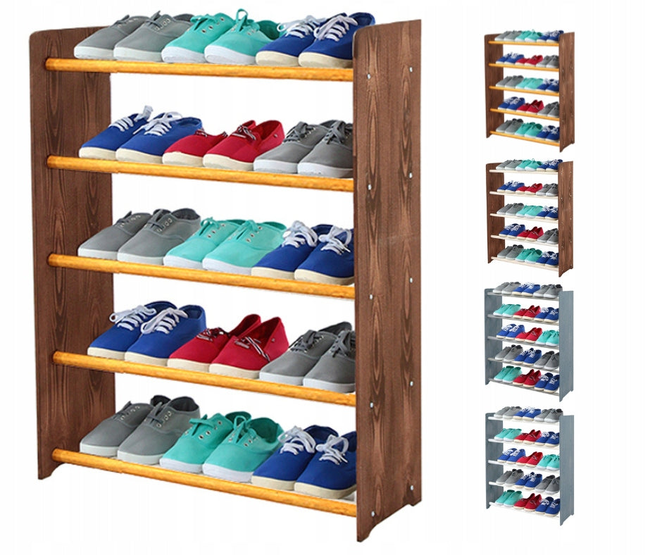 Schuhregal RBS565, dunkelbraun/braun 