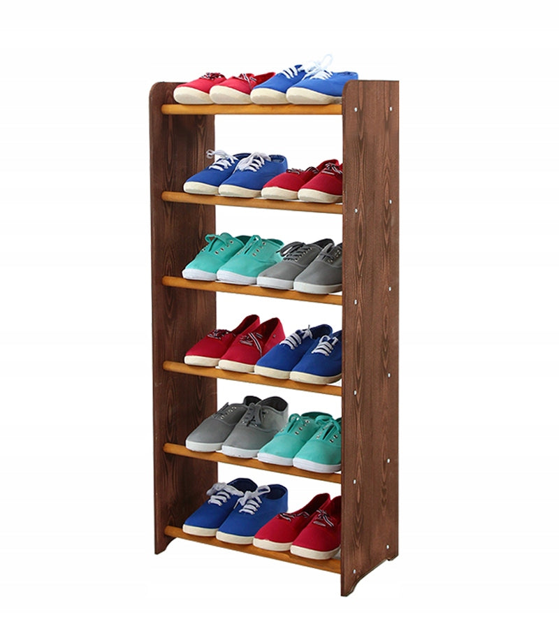 Schuhregal RBS645, dunkelbraun/braun 
