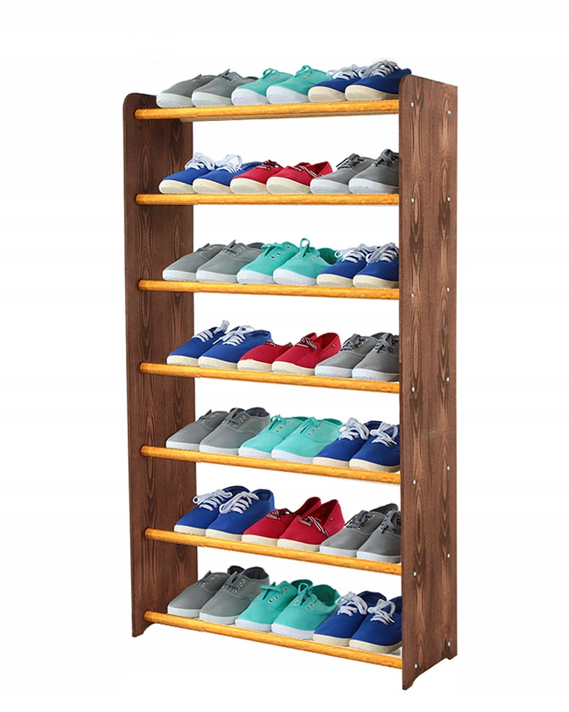 Schuhregal RBS765, dunkelbraun/braun 