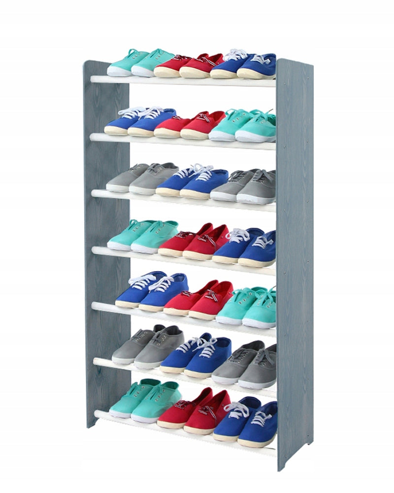 Schuhregal RBS765, grau/weiß 