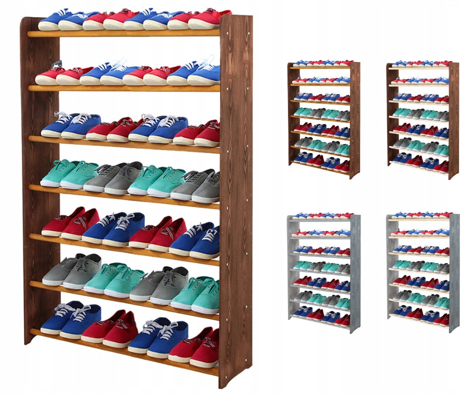 Schuhregal RBS790, dunkelbraun/braun 