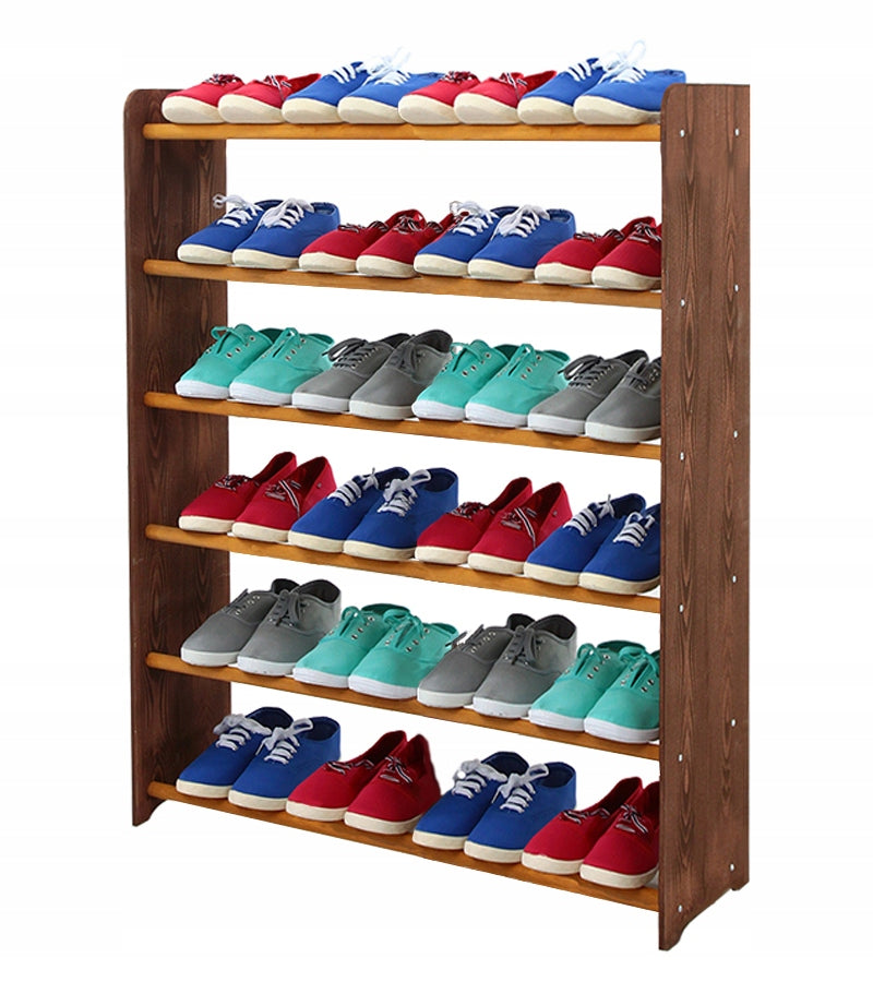 Schuhregal RBS690, dunkelbraun/braun 