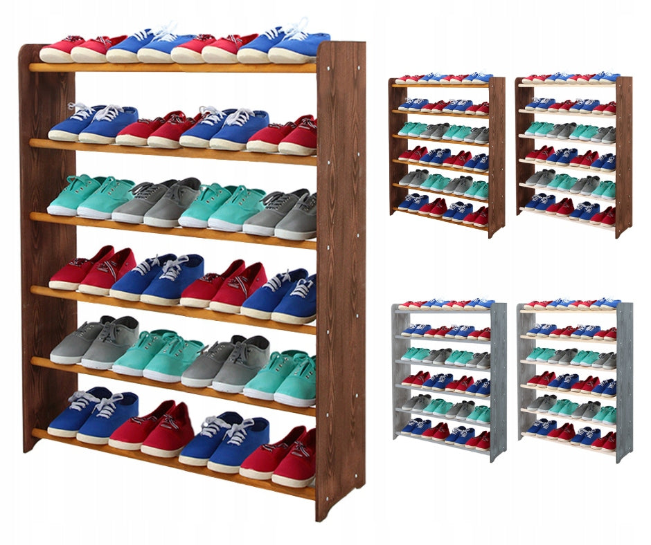 Schuhregal RBS690, dunkelbraun/braun 
