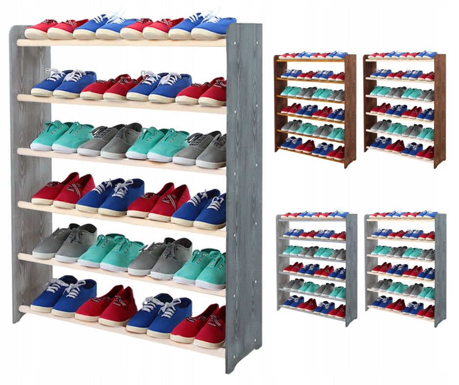 Schuhregal RBS690, grau/weiß 