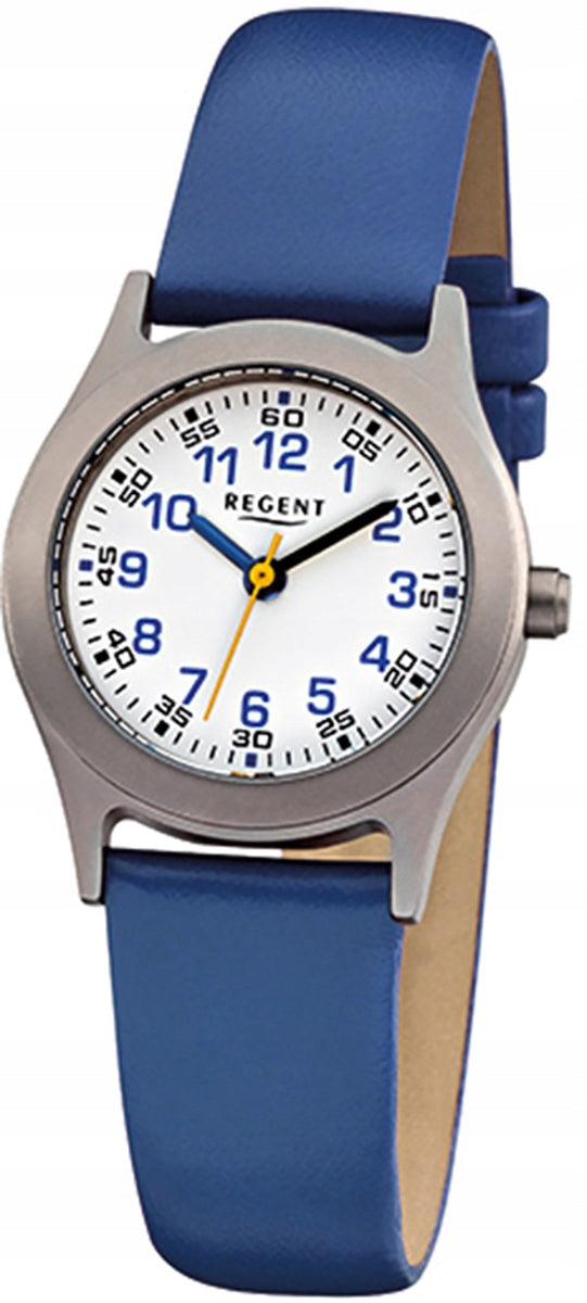 Regent Leather Childrens Watch Quartz Watch Bracelet Blue URF947