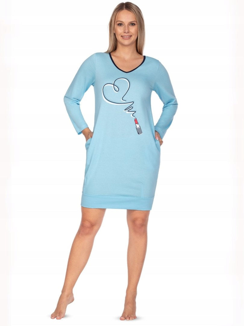 Nachthemden für Damen 743831 5903142119539, blau 