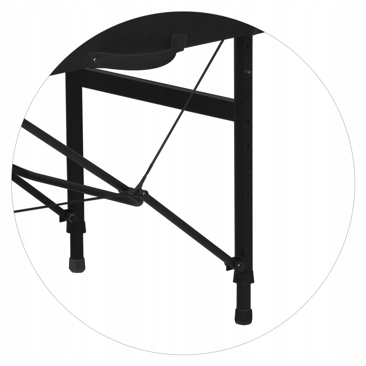 RehaKing Ultra Obsidian from M.O.V. PROFESSIONAL 3 SEG TABLE MASSAGE BED Frame material aluminum