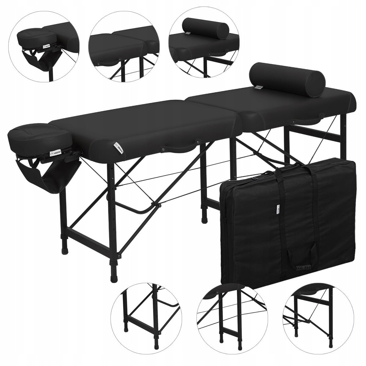 RehaKing Ultra Obsidian from M.O.V. PROFESSIONAL 3 SEG TABLE MASSAGE BED
