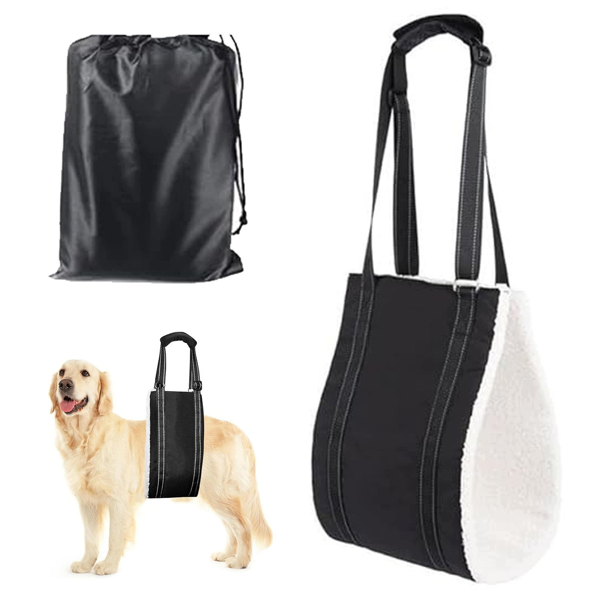 Rehabilitation Harness Helping Dog Mobility Rear Leg Durable