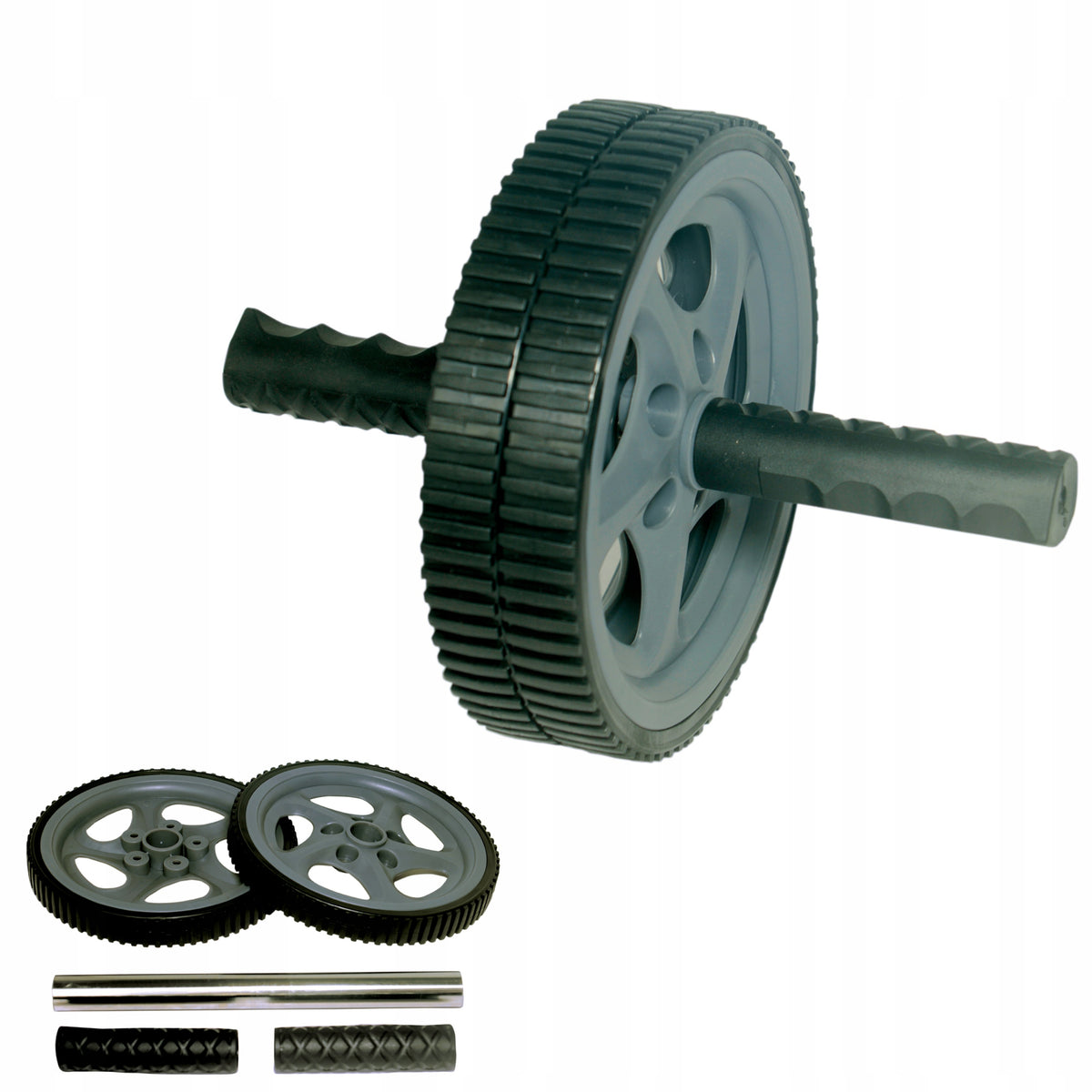 Rehabilitation Roller Double Circle For Abdominal Exercise Roller EB Fit Gym