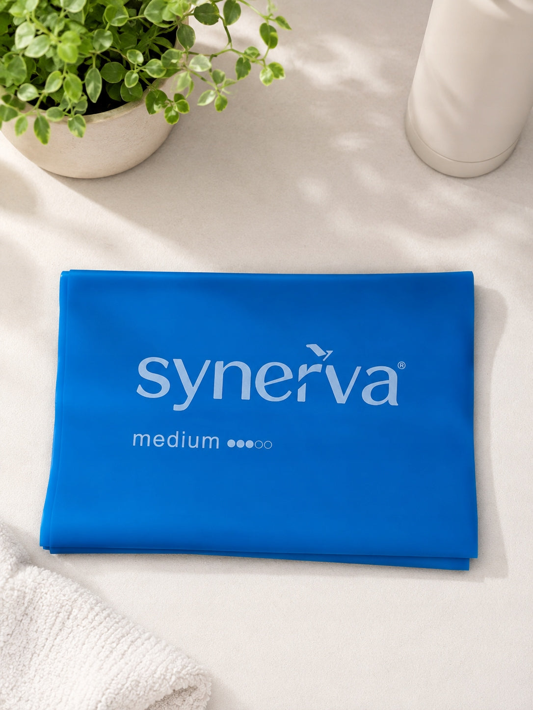 Rehabilitation Tape TPE 0,45mm Latex Free Stretching Blue Synerva Packaging status original