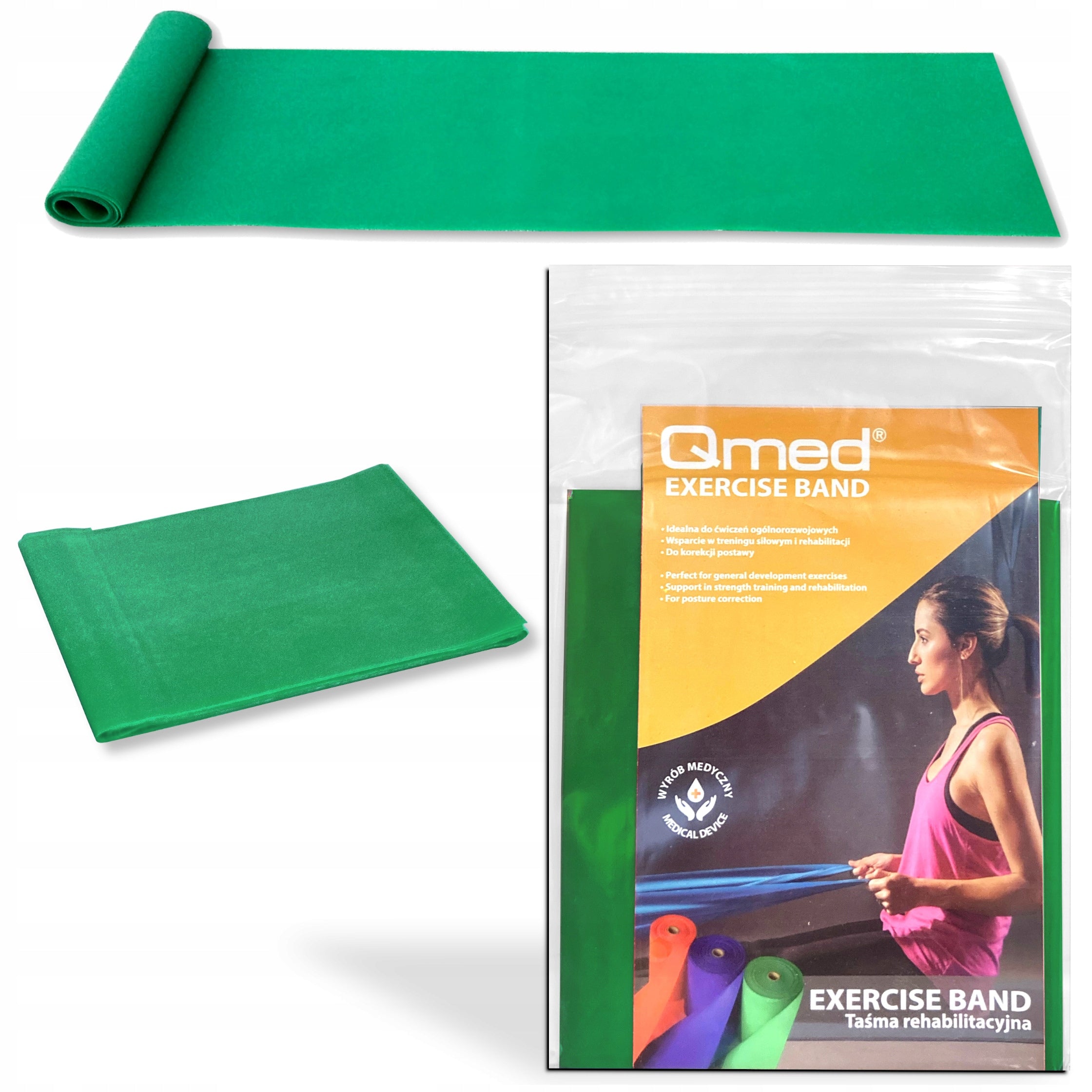 Rehabilitation Tape for Stretching Exercise Rubber Fitness Long 250 cm