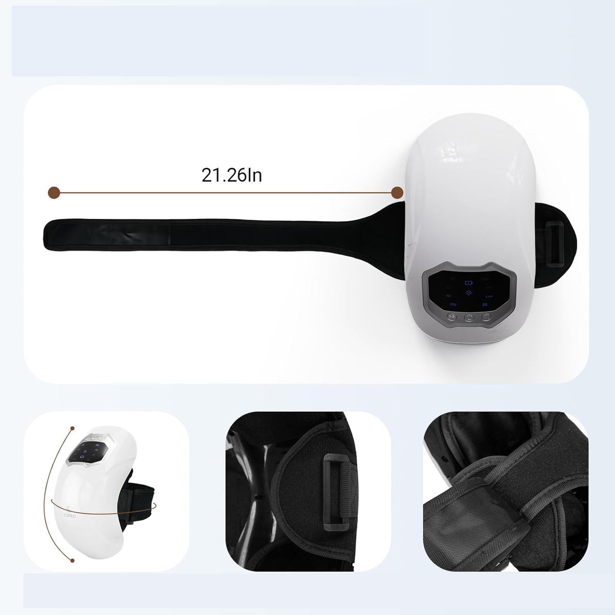 Rehabilitation massager for knee and shoulder, heated, wireless Packaging status original
