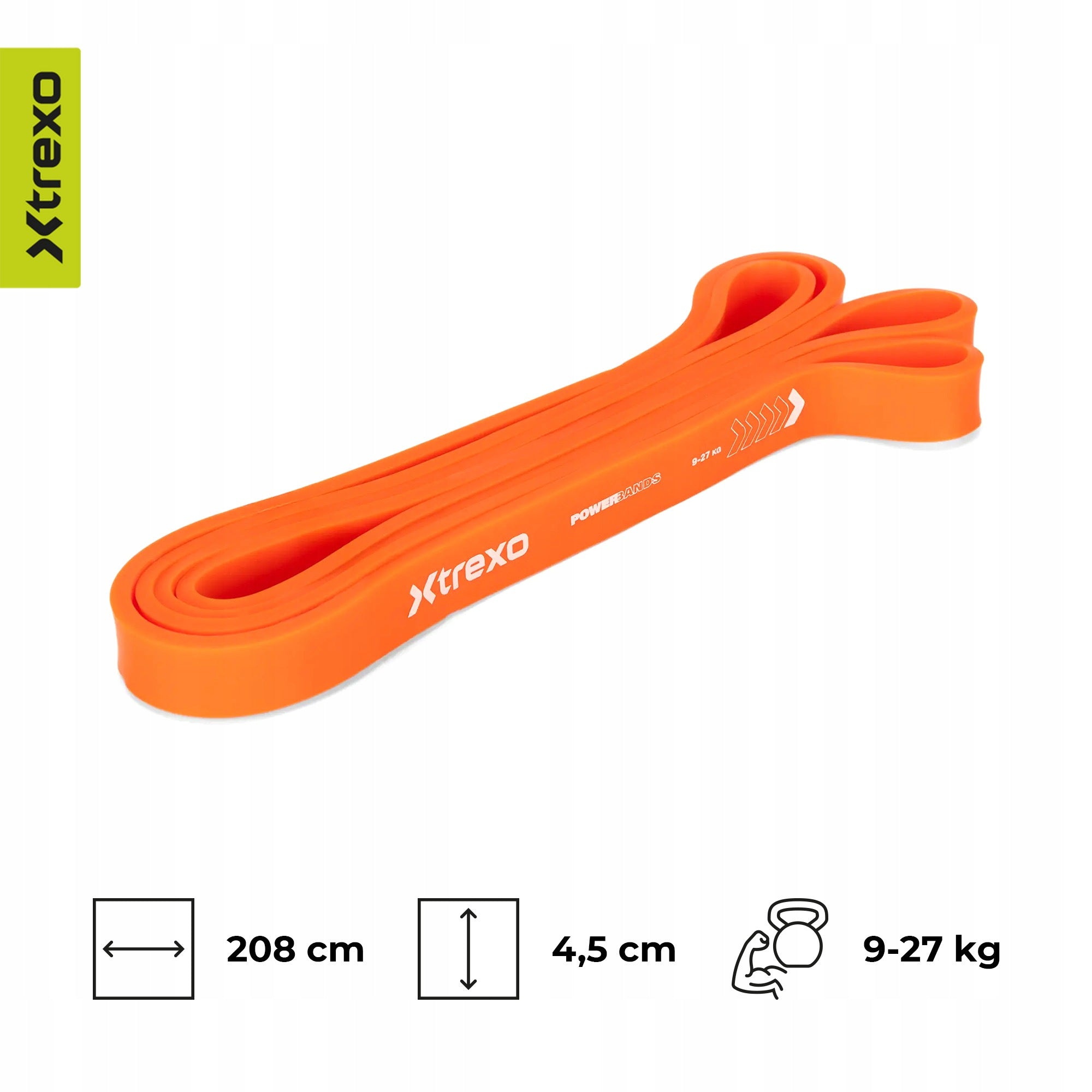 Rehabilitation rubber XTREXO 1/5 FOR FITNESS REHABILITATION EXERCISE TRAINING Manufacturer code XTO-B5C038-BL