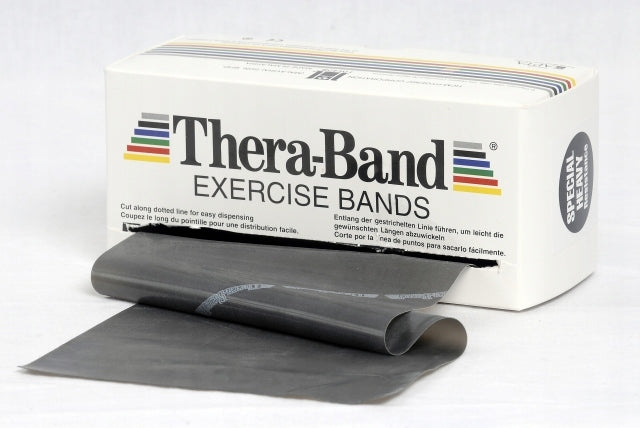 Rehabilitation tape 2,5m Thera Band black Manufacturer code 2,5 bc