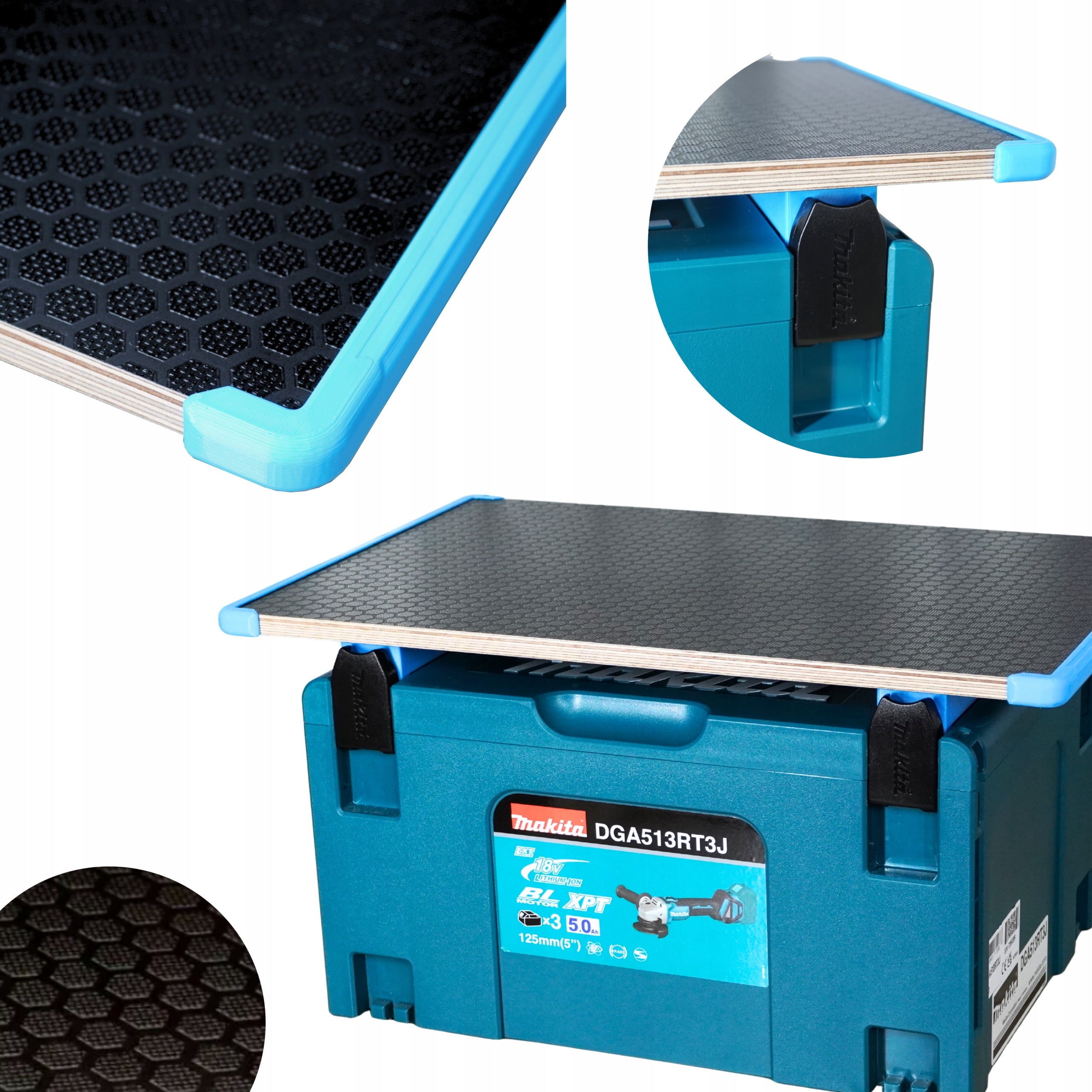 Reinforced top for MAKPAC mock-up BYellow 30x50 cm waterproof with hooks