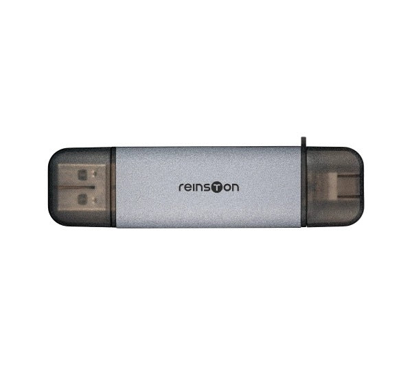 Reinston ECK02 USB-A USB-C 2in1 Memory Card Reader Kind MMC/SD