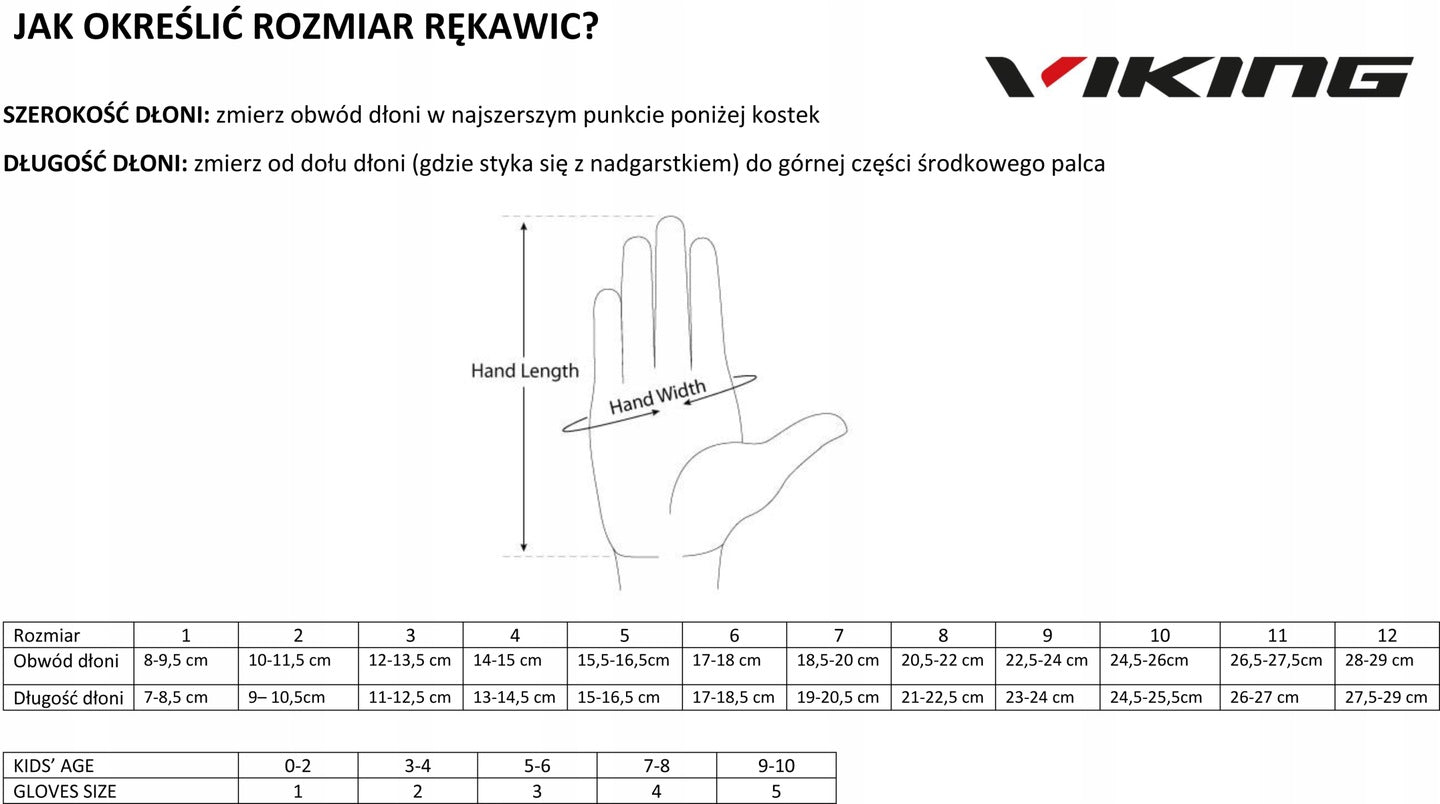Handschuhe für Kinder Viking Nomadic GTX 5901115797449, schwarz 