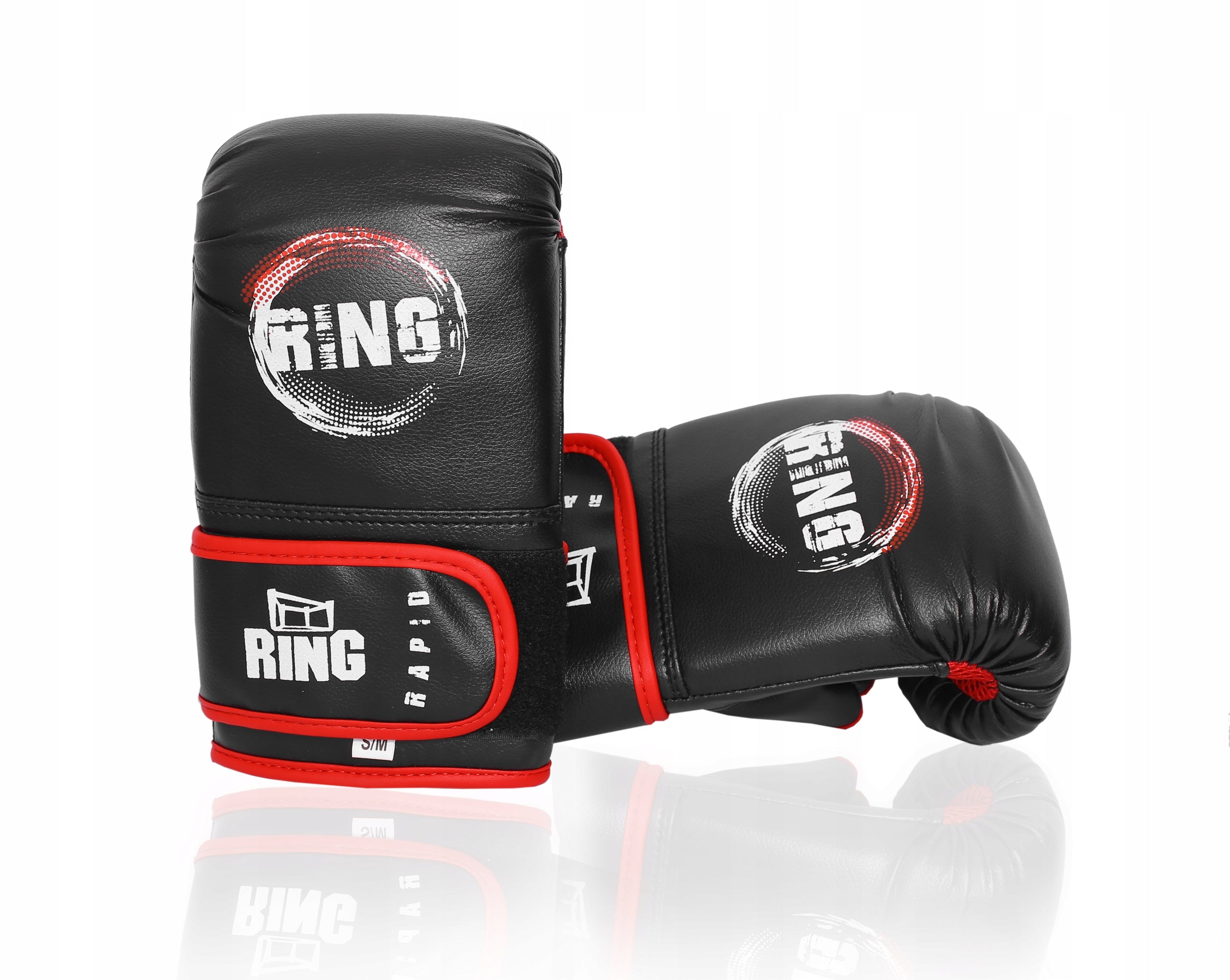 MMA-Handschuhe Ring Rapid (RR-45), S/M, schwarz 