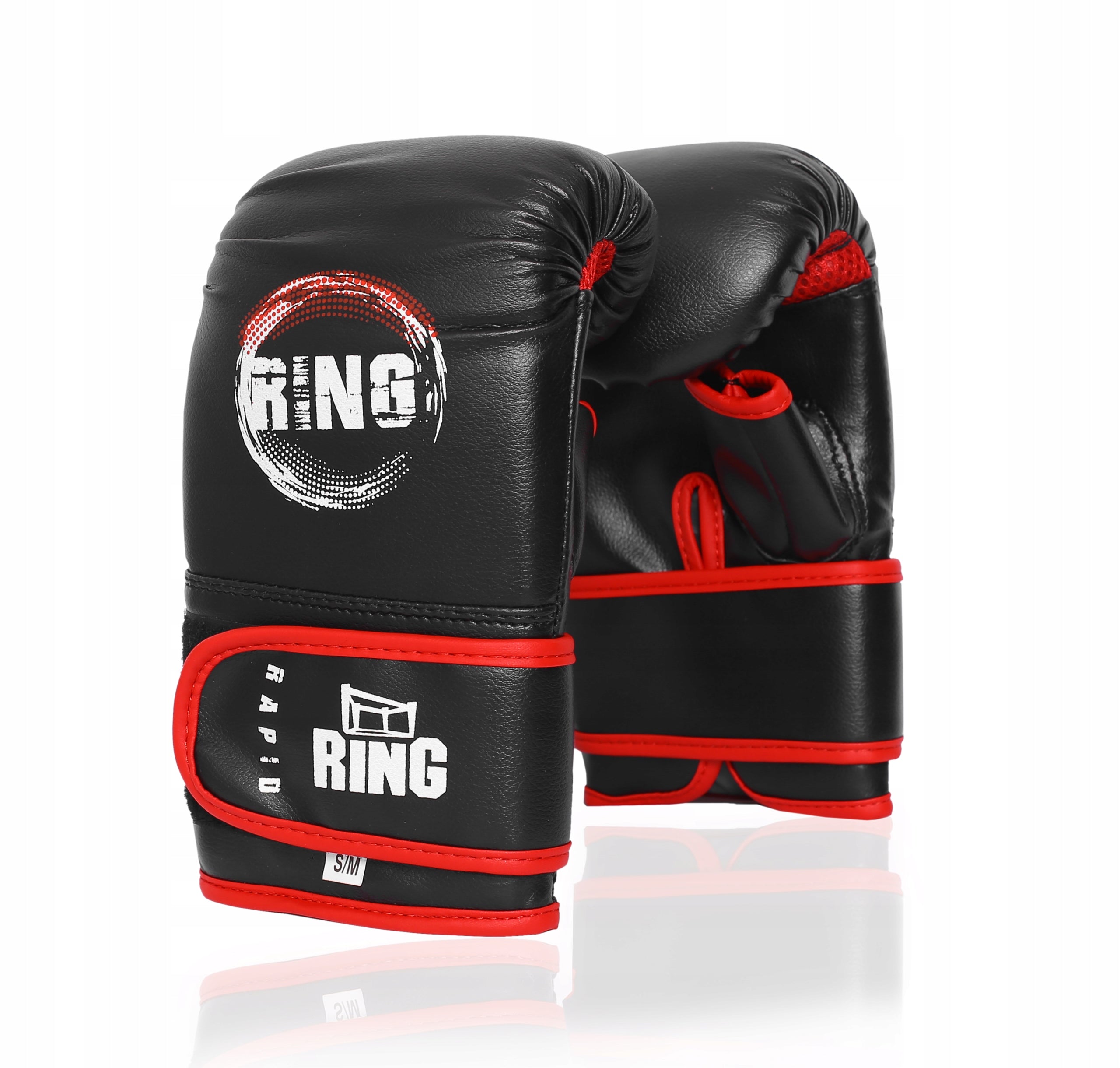 MMA-Handschuhe Ring Rapid (RR-45), S/M, schwarz 