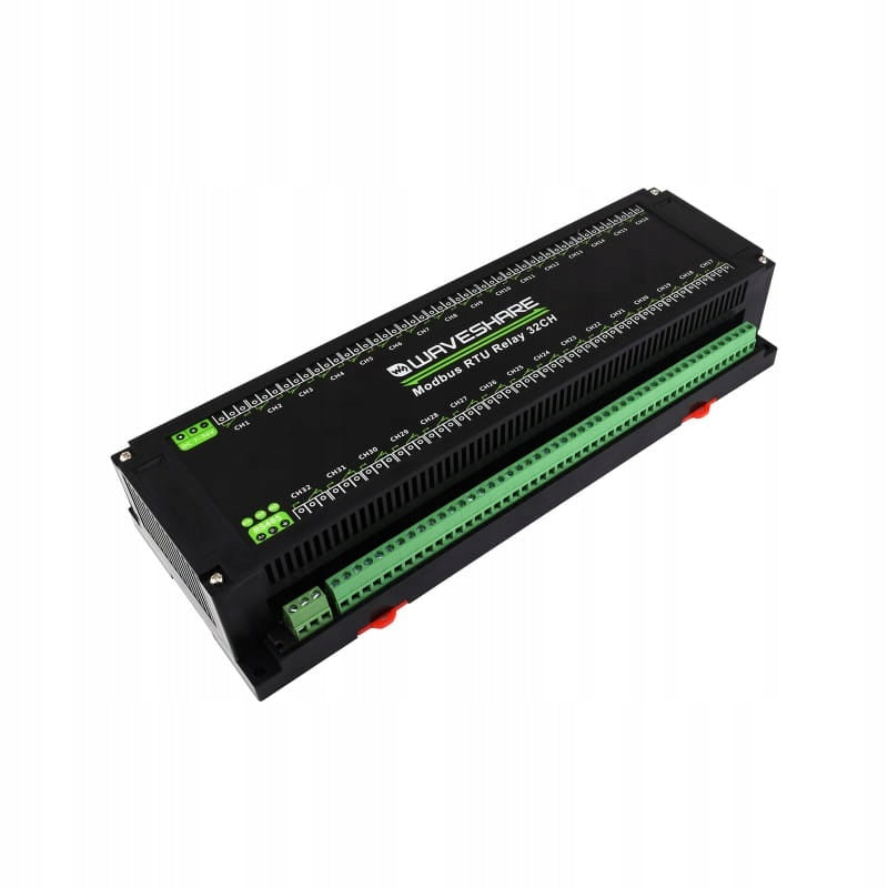 Relay module 32-channel RS485 Modbus RTU DIN Waveshare Packaging status original