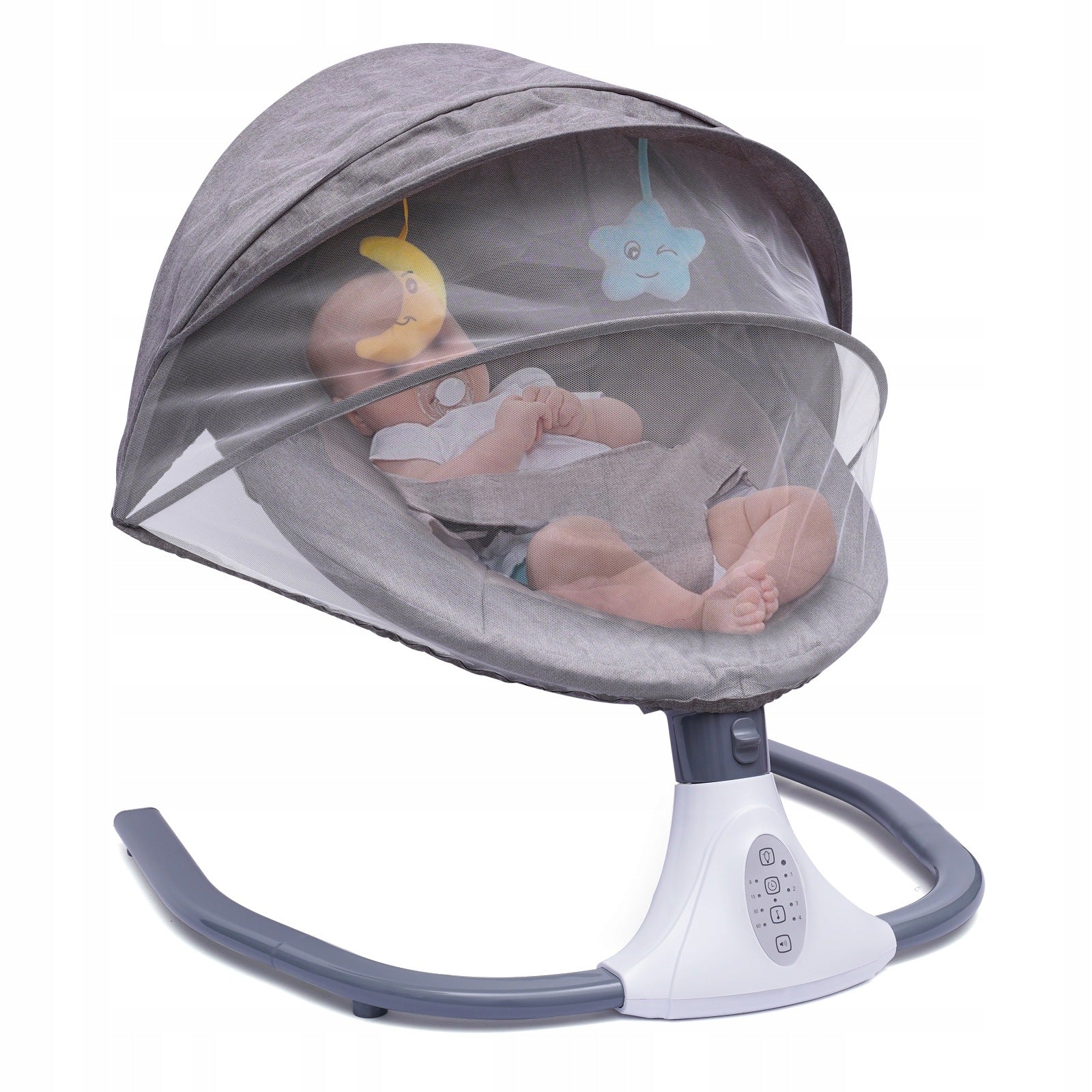 Remote Control Baby Rocker 0-18 Months 20kg 4 Swing Modes Bluetooth