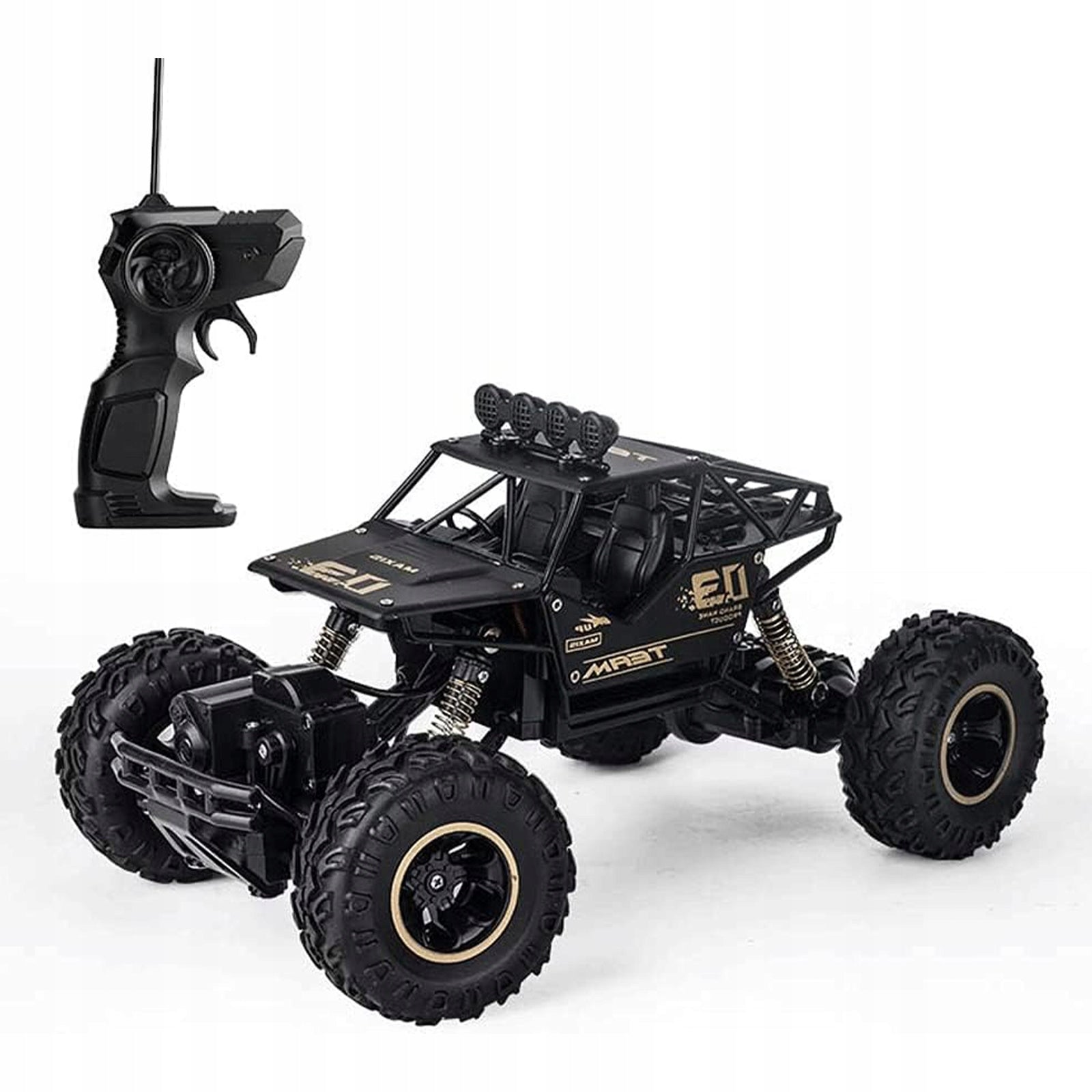 Remote Control Car RC OFF-ROAD CAR 4WD 2 BATTERIES GIFT FOR CHILDRENS Alloy Packaging status original