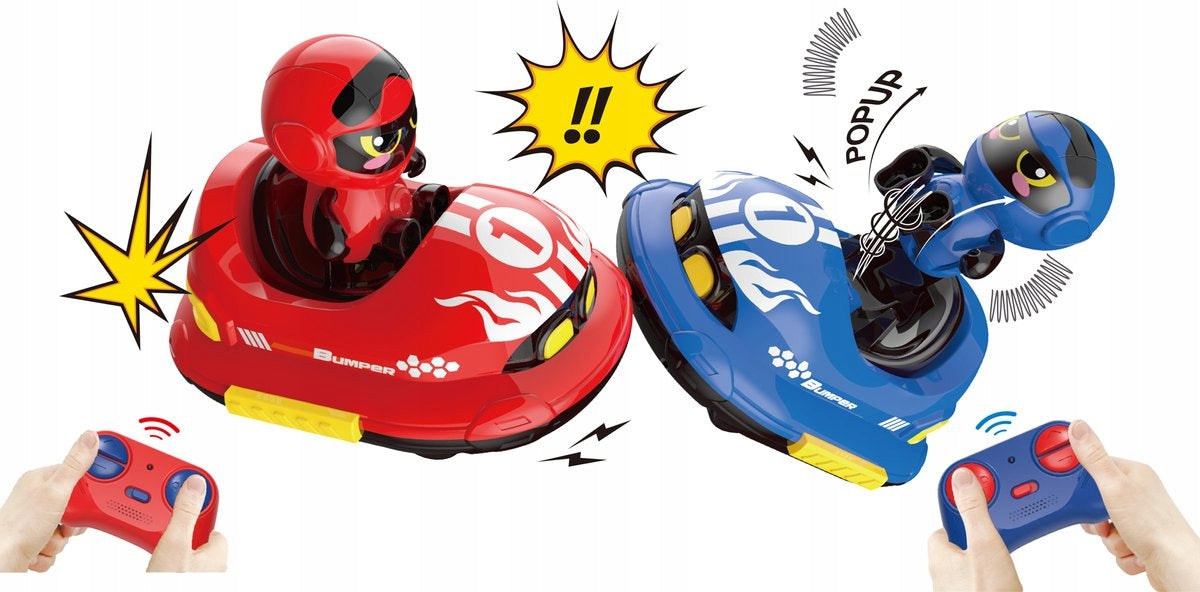 Remote Controlled 2 Cars Driver RC Battle Bumper CAR BUMPERS Kind driving