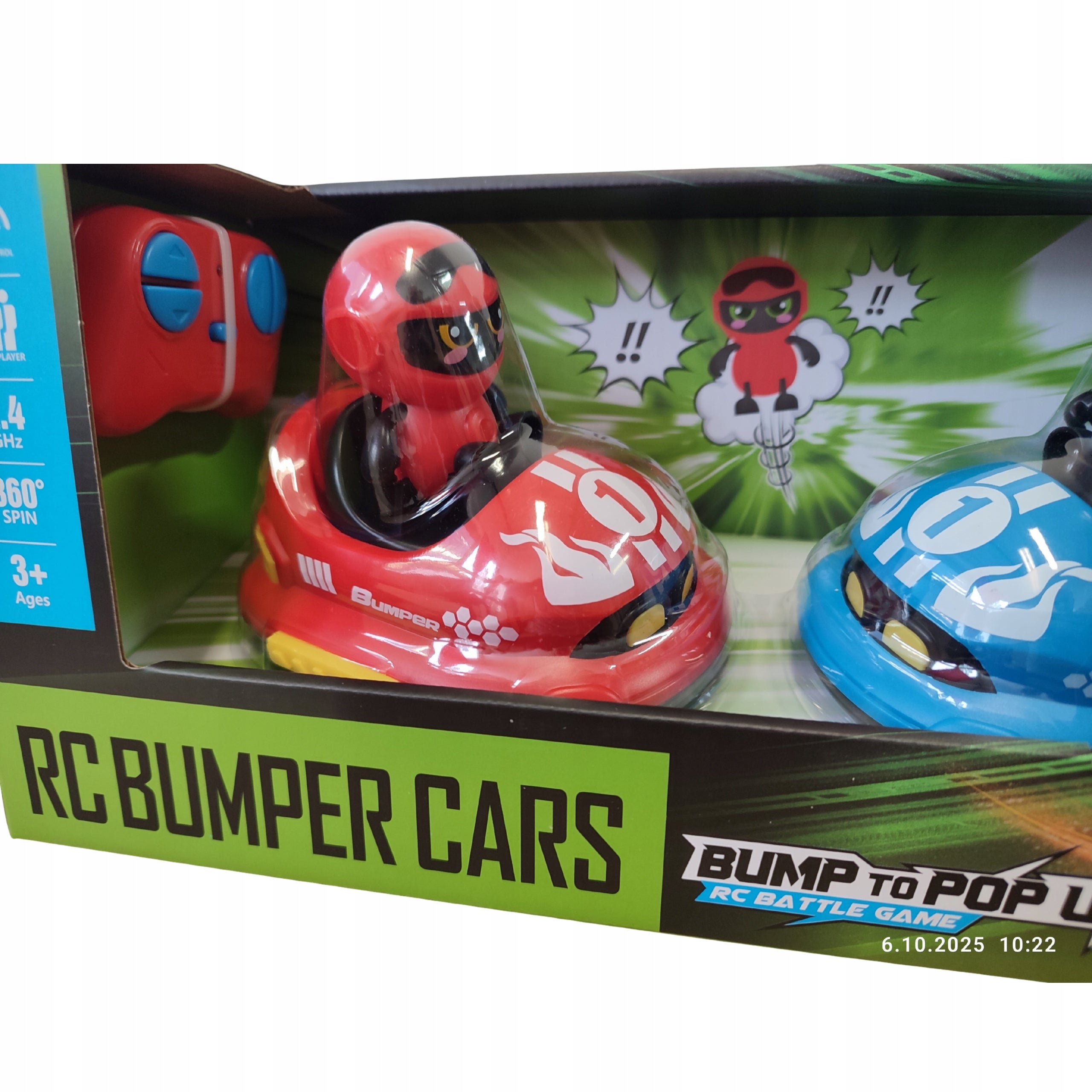 Remote Controlled AUTO CAR Speed Bumper Cars Go-Kart Battle For 2 Players Manufacturer code Zdalnie sterowane Auta na Prezent