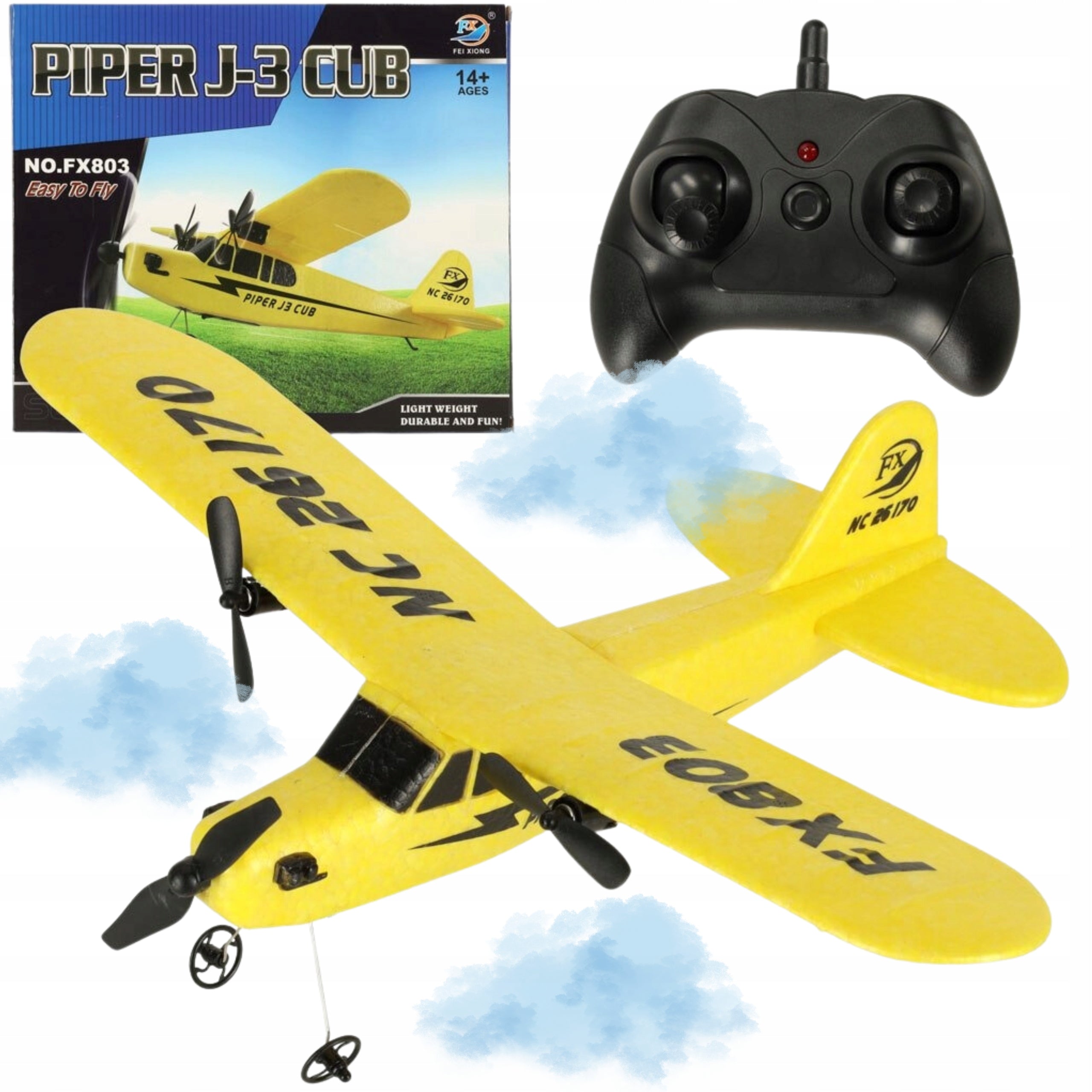 Remote Controlled Aircraft for RC FX803 Piper 150mah Kik