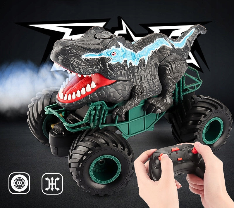Remote Controlled Auto Dinosaur T-Rex Monster Truck Car Sound Water Packaging status original