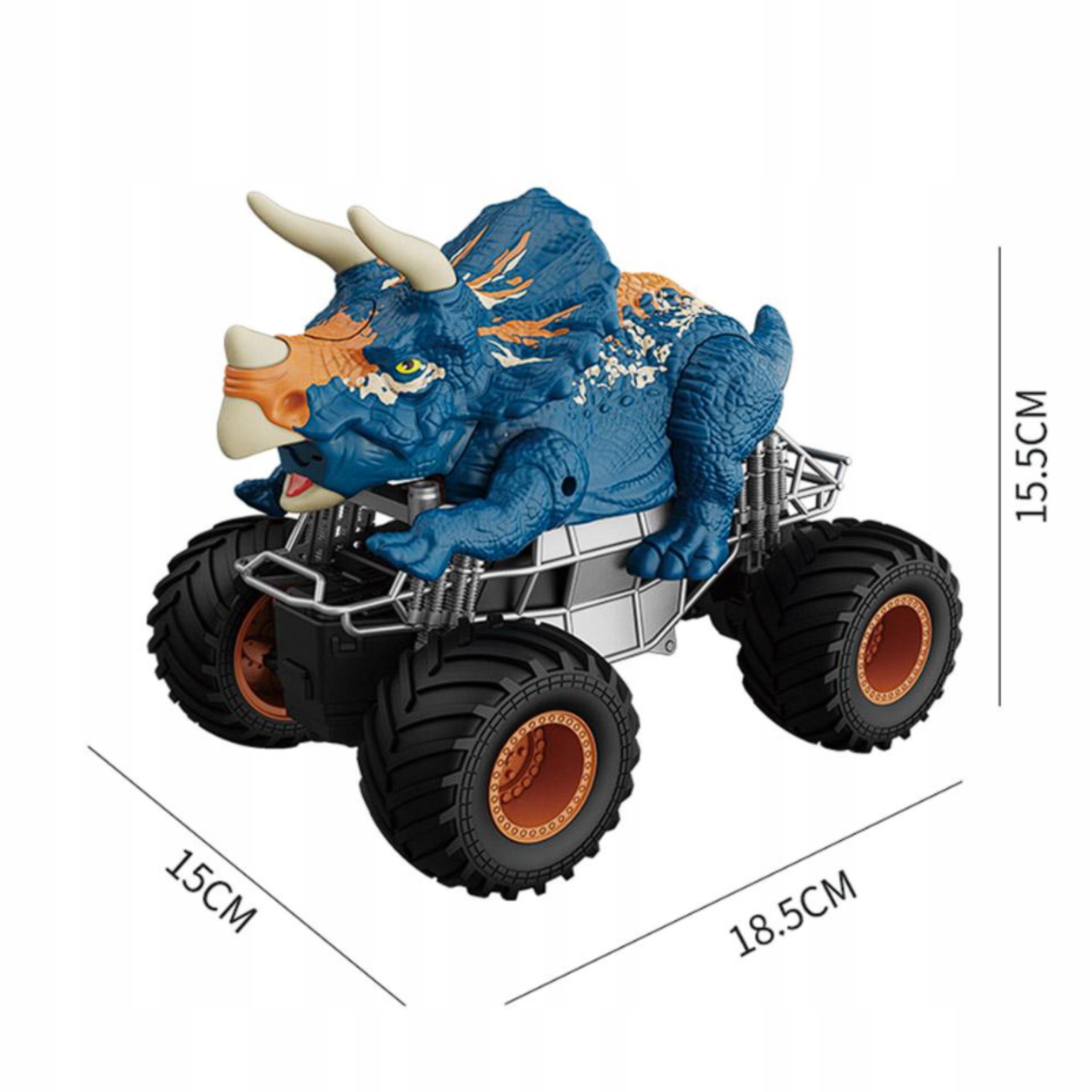 Remote Controlled Auto Dinosaur Triceratops Monster Truck Car Sound Packaging status original