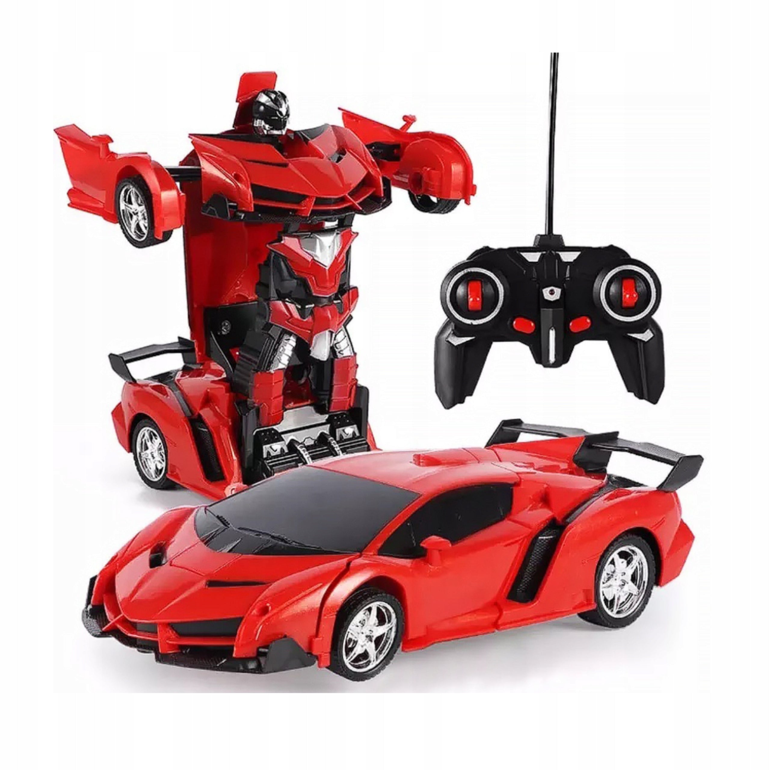 Remote Controlled Car Auto Robot Transforming Vehicle 2in1 LED Remote Control Manufacturer code 6063032680