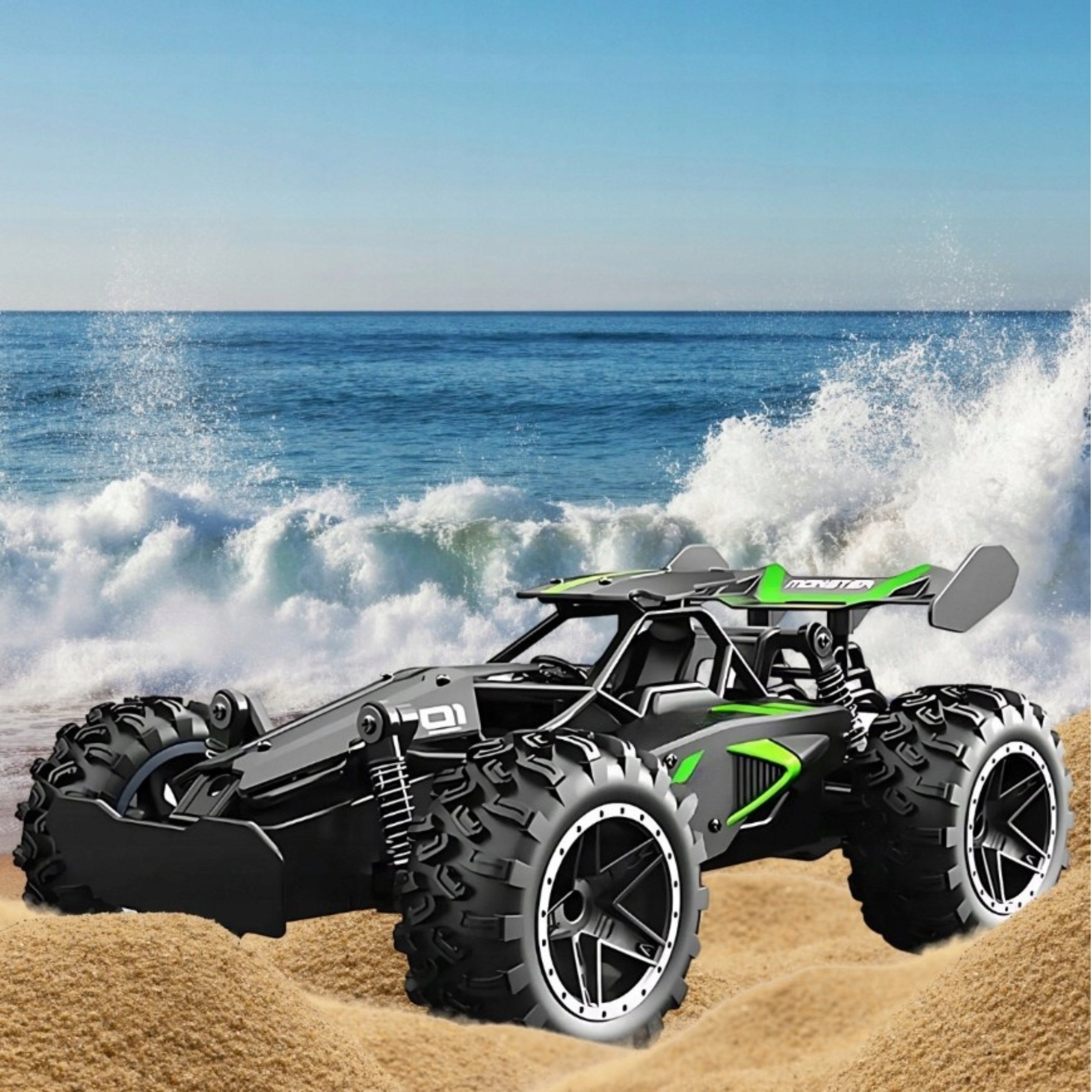 Remote Controlled Car Monster Durable Drift Auto Large RC Packaging status original