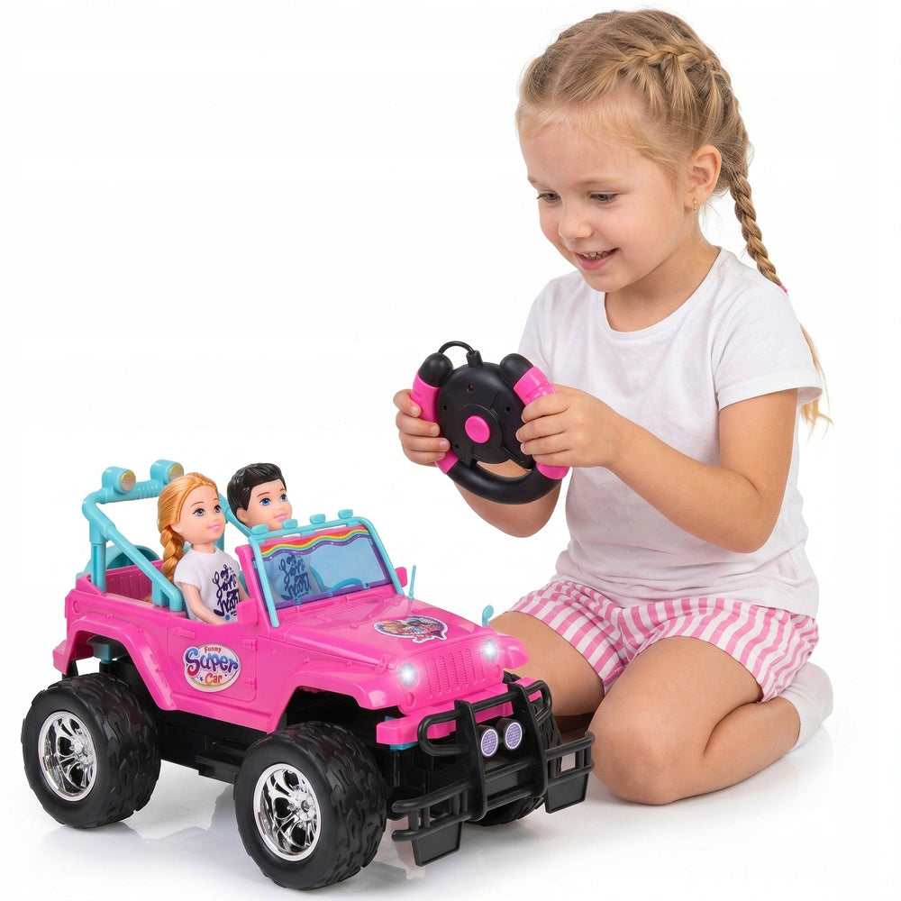 Remote Controlled Car Pink For Dolls For Remote Control Gift Children Girls Character/Title other
