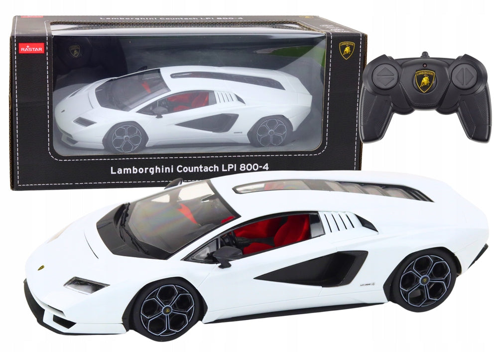 Remote Controlled Car RC 1:14 Lamborghini Countach LPI 800-4 White