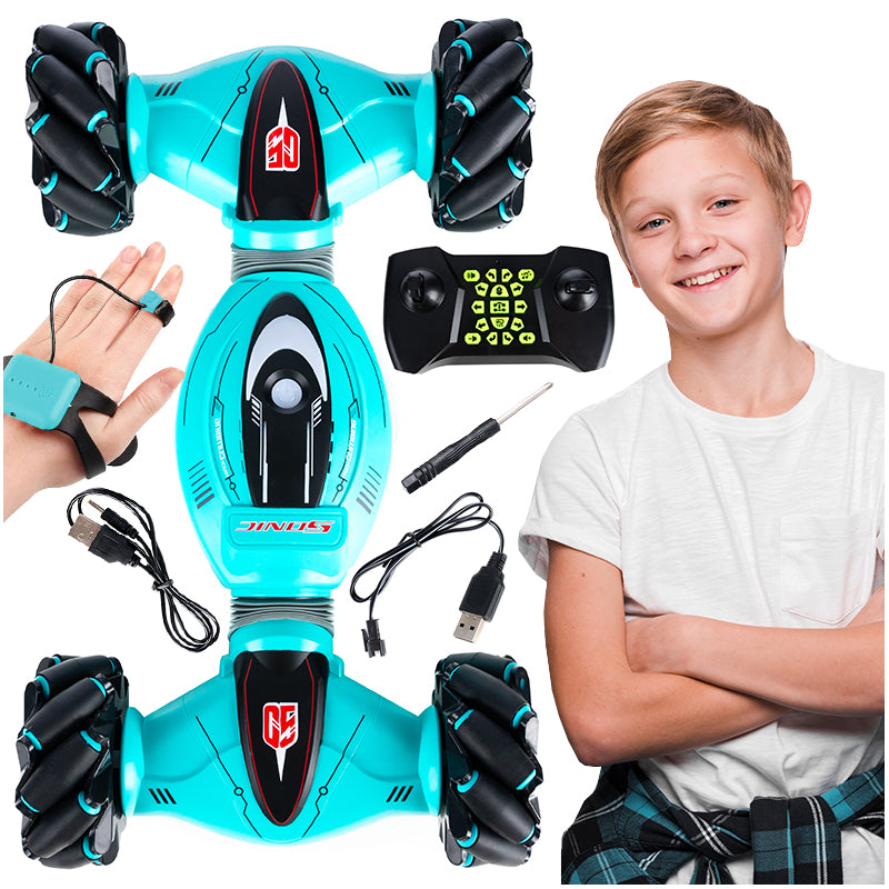 Remote Controlled Car Rc Twister Aerobatic Led Stunt 360 For Kids Packaging status original