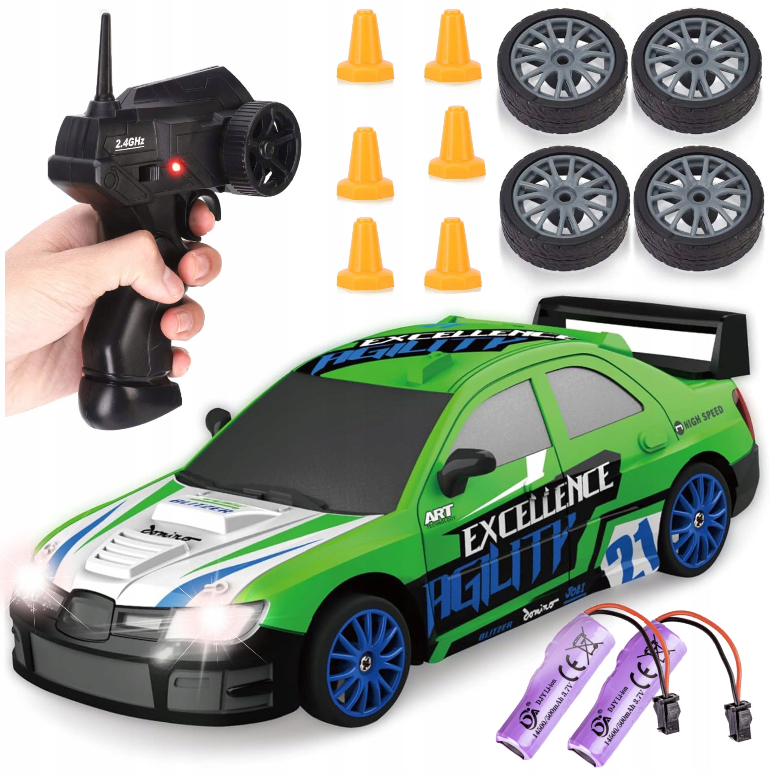 Remote Controlled Car Subaru Impreza AUTO for Remote Control RC DRIFT 2x Akumul.