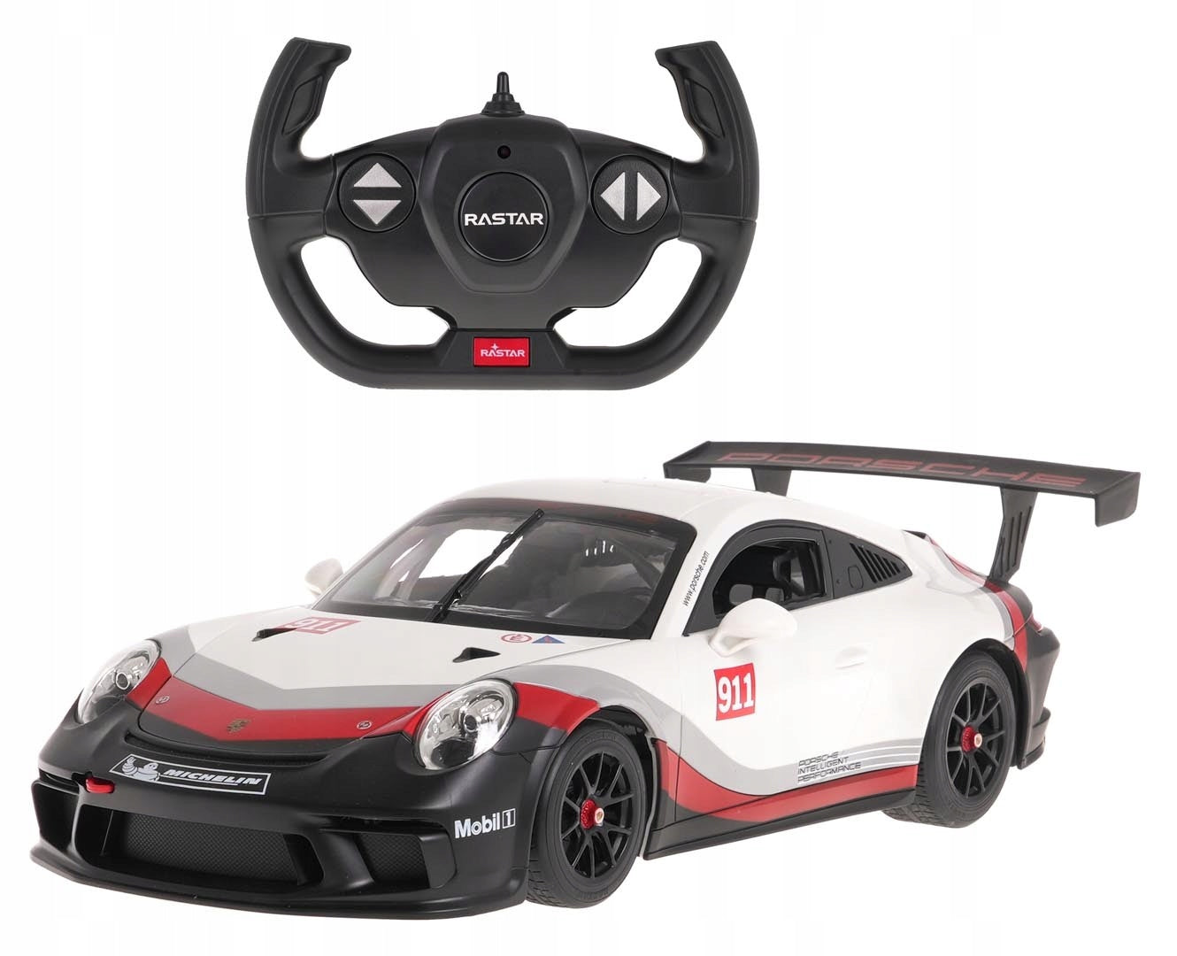 Remote Controlled Car for Kids Porsche 911 GT3 CUP R/C 1:14 RASTAR