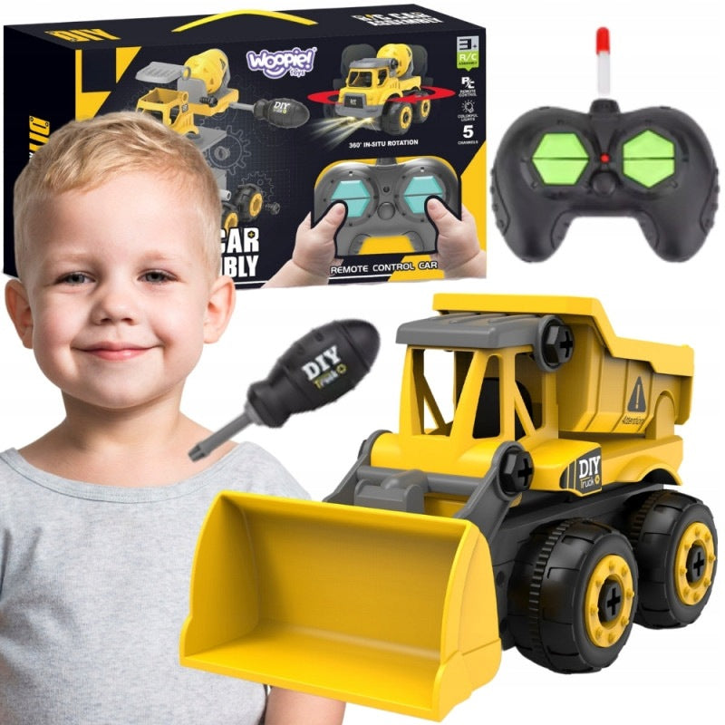 Remote Controlled Construction Car DIY WOOPIE